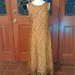 Divine Sarah Dress .Animal Print, Dressy